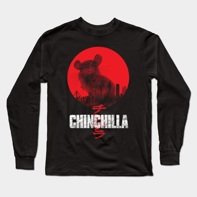 Chinzilla Long Sleeve T-Shirt by Droidloot